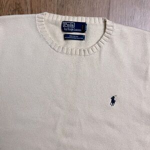 RALPH LAUREN POLO Knit Cream Sweater
